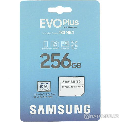 MicroSD 256Gb Samsung Evo Plus Алматы - изображение 1