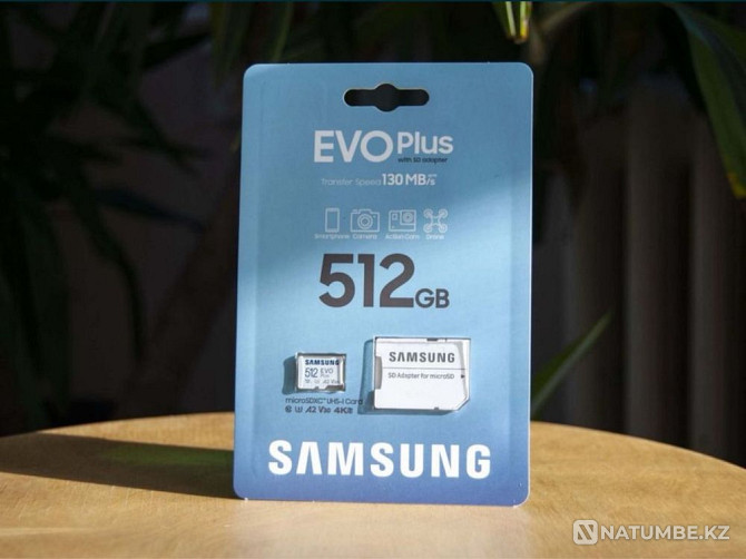 MicroSD 512 Гб Samsung Evo Plus  Алматы - изображение 1