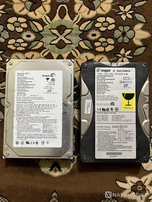 40 Гб қатты диск сатылады  Алматы - изображение 1