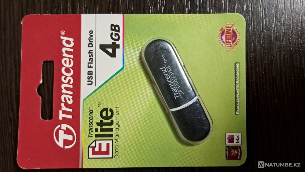 Флэшка 4 GB USB новый Усть-каменогорск Алматы - изображение 1