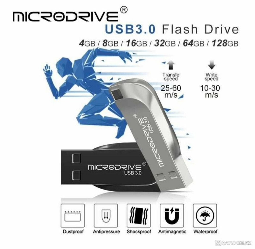 New High-quality high-speed 32GB USB Flash Drive for computer Almaty - photo 1