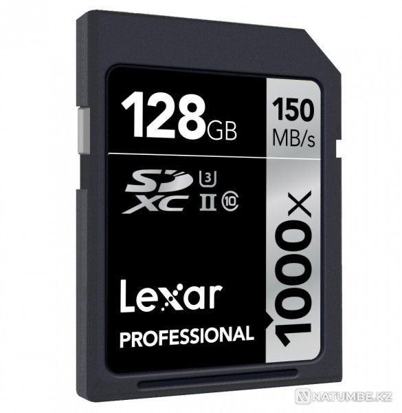 Карта памяти Lexar SDXC 128GB Алматы - изображение 1