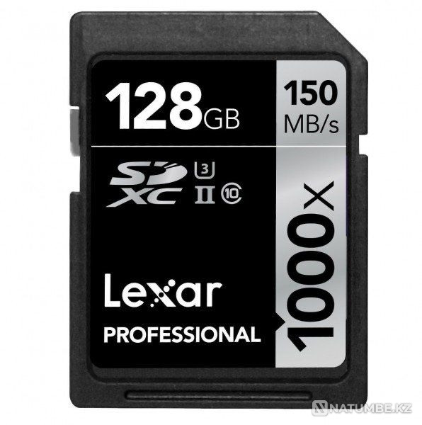 Карта памяти Lexar SDXC 128GB Алматы - изображение 2