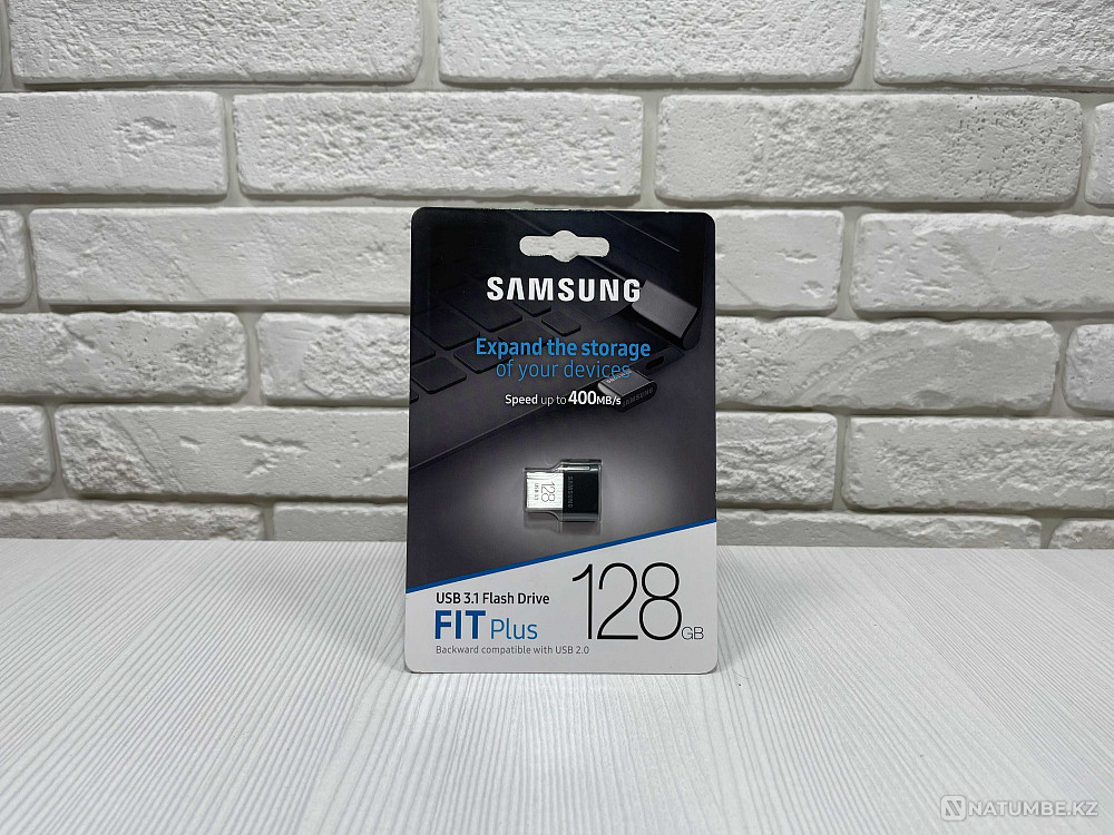 USB drive Samsung Fit Plus 128GB MUF-128AB/AM (flash drive) Almaty - photo 1