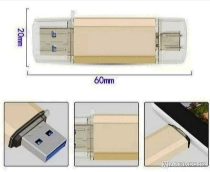 Double-sided flash drive 64 GB Almaty - photo 3