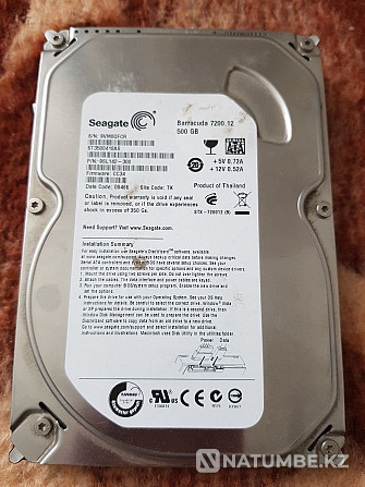 Hard drive 500 GB Almaty - photo 1