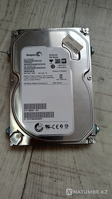 Продам жёсткий диск 500 gb Алматы - изображение 1