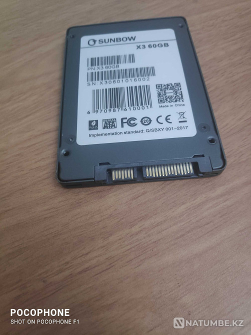Ssd твердотельный жёсткий диск Алматы - изображение 2