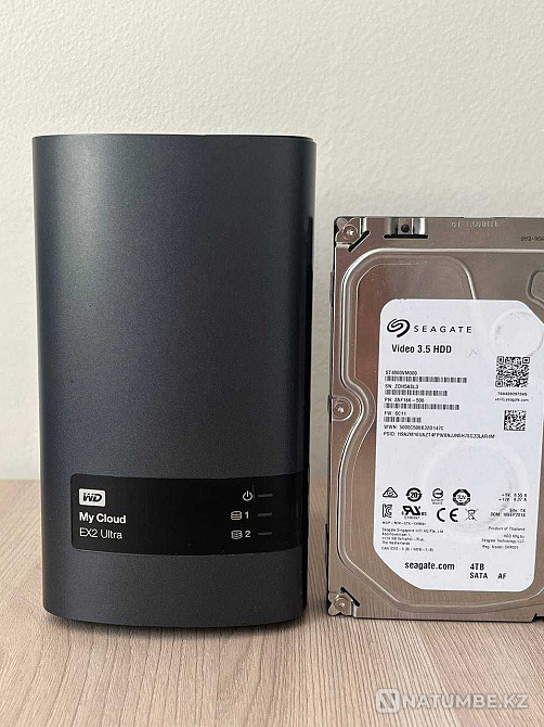Сетевое хранилище WD My Cloud EX2 Ultra 8Tb Алматы - изображение 2