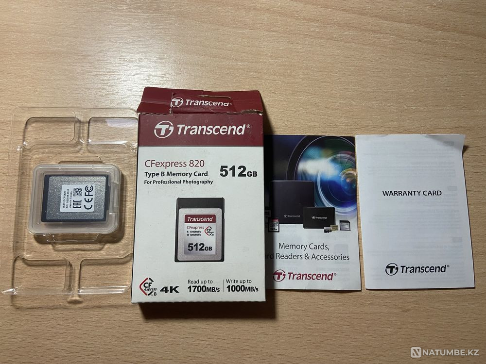 Карта памяти Transcend CFexpress Type B 512GB Алматы - изображение 1