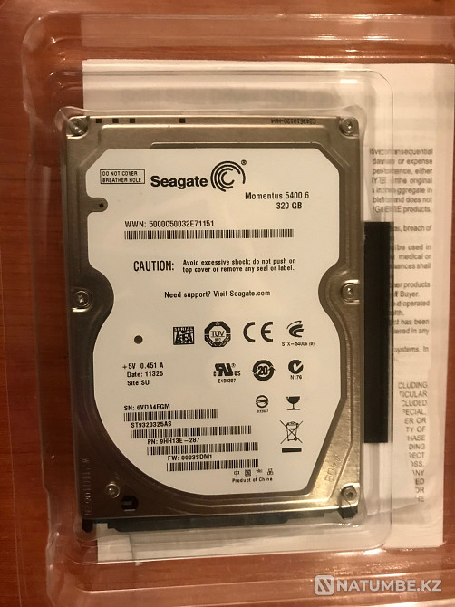 Продаю жёсткий диск SSD 320 GB Алматы - изображение 1