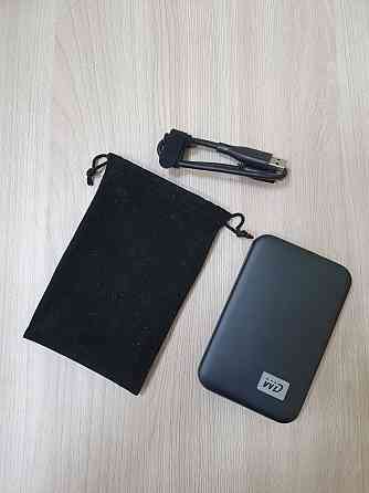 Внешний жёсткий диск WD 1 Tb. Практически новый. Алматы