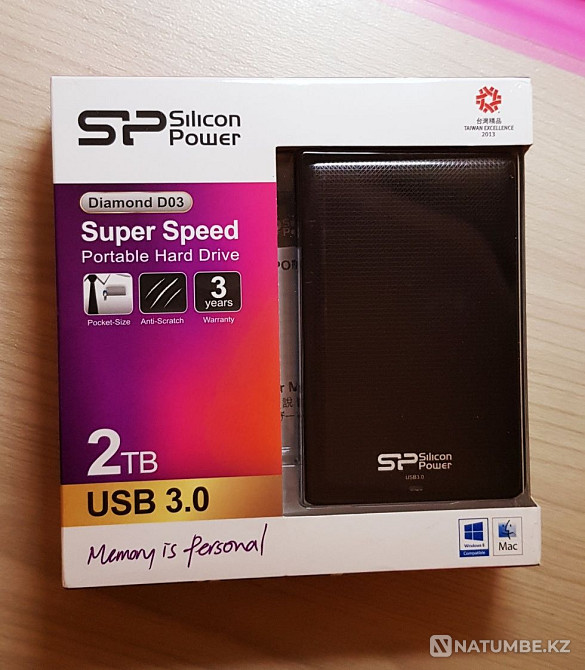 Внешний Жесткий диск Silicon Power Diamond D03 (2 TB; USB 3.0) Алматы - изображение 1