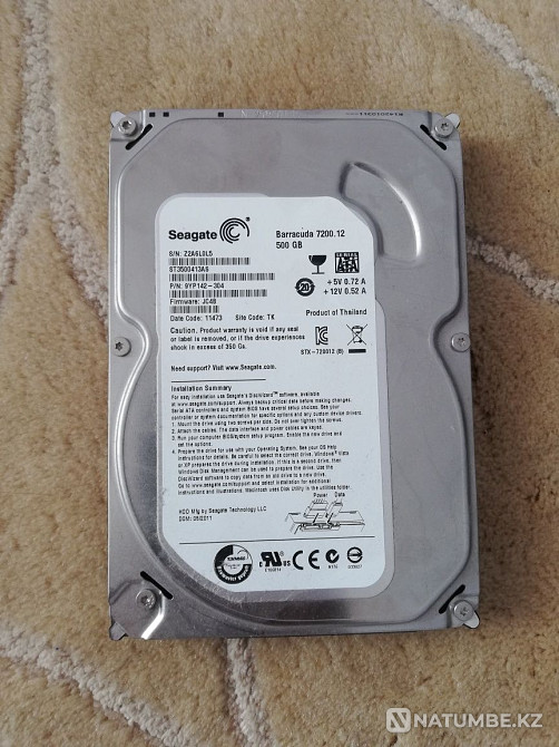 Продам жёсткий диск 500gb Алматы - изображение 1