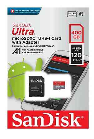 Карта памяти Sandisk Ultra 400gb Алматы