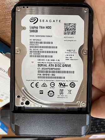 Переносной внешний HDD жесткий диск 500Gb Алматы