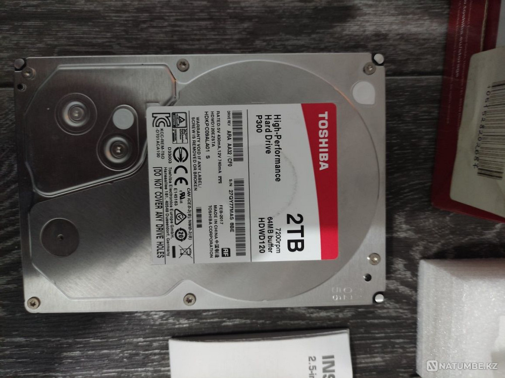 Продам HDD диск Toshiba Алматы - изображение 3