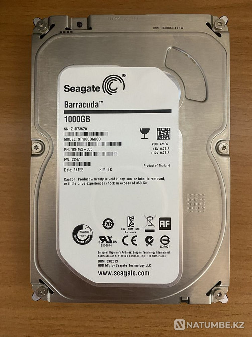 Hard drive HDD 1000 Gb Almaty - photo 1