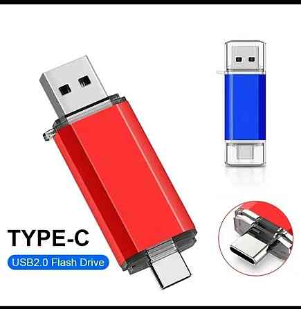 USB Flash карта Astore Flash Drive USB Type-C 128гб синий 7000 Алматы