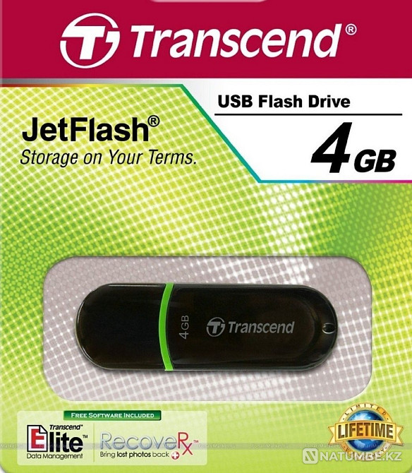 Продам флешки USB 4GB Trancend можно для ЦОН для документов Алматы - изображение 1