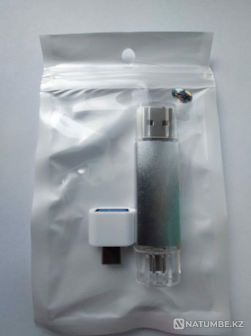Продам флэш-накопитель 128 Гб USB; Type-C; micro-USB Алматы - изображение 2