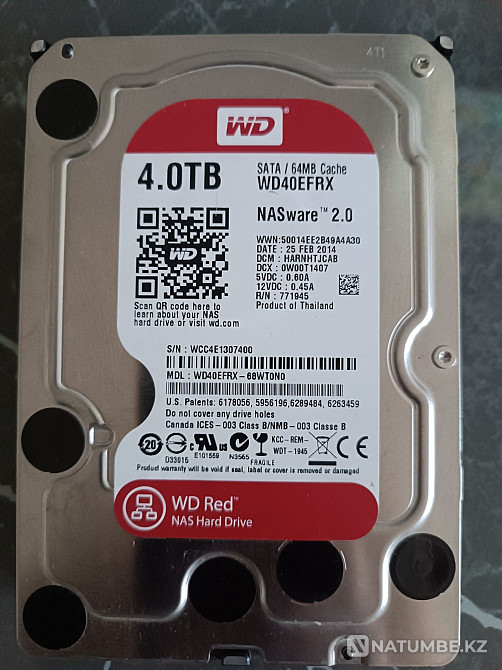 Продаются жёсткие диски на 4 и 8 tb Алматы - изображение 1