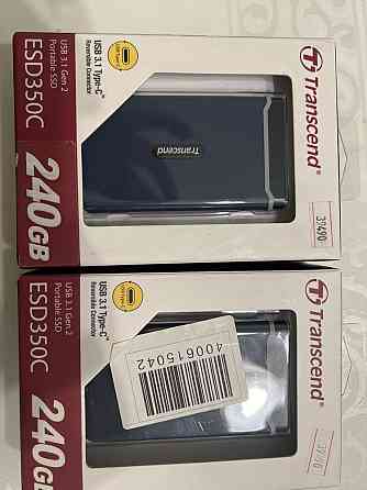 Внешний накопитель Transcend TS240GESD350C 240Gb синий Алматы