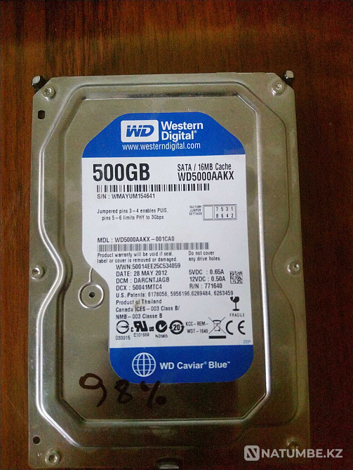 продам жесткие диски компаний WD Blue для компьютера и ноутбука Алматы - изображение 2