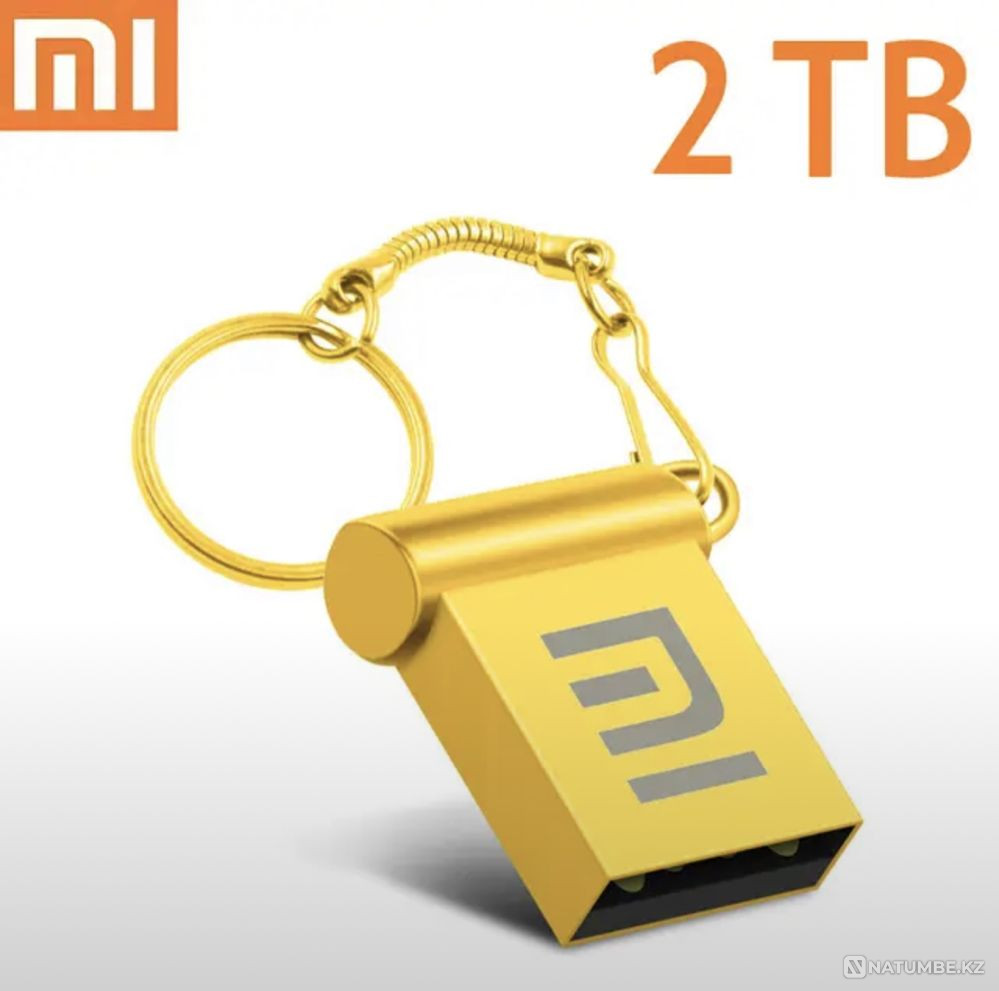 Металлический USB-накопитель 2 TB Xiaomi Алматы - изображение 1