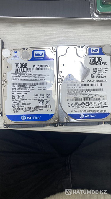 2 жетких диска 750 GB Алматы - изображение 1
