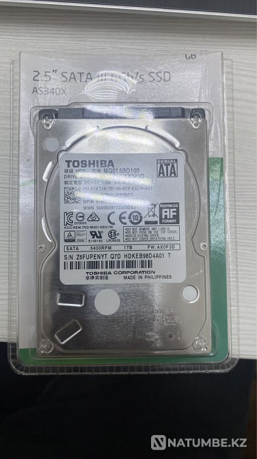 Жесткий диск 1 ТБ Toshiba Алматы - изображение 1