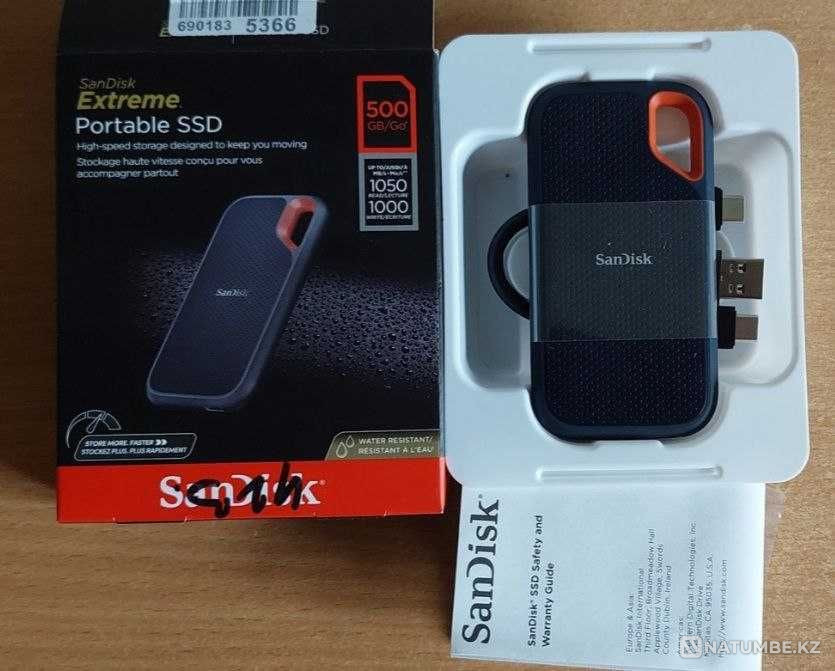 Переносной жёсткий диск ssd Алматы - изображение 1