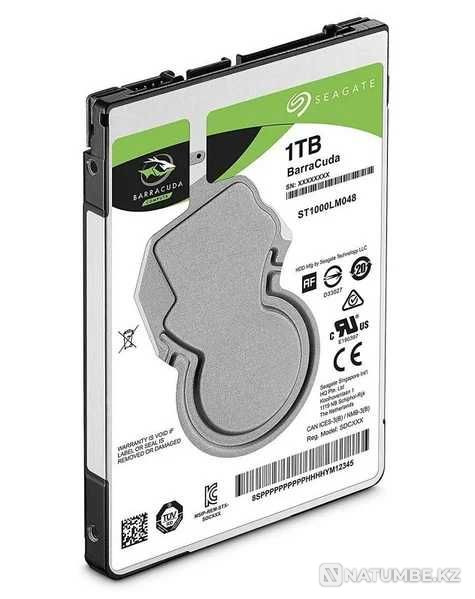 Жесткий диск HDD 1000 GB Seagate Barracuda; 2.5"; 128MB Алматы - изображение 1