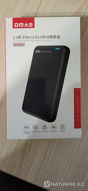 Продам внешний жесткий диск HDD 500 гигабайт Алматы - изображение 1
