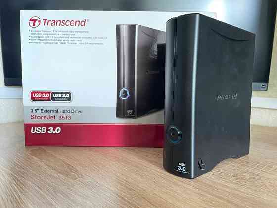 Внешний жёсткий диск (Transcend 3TB) Алматы