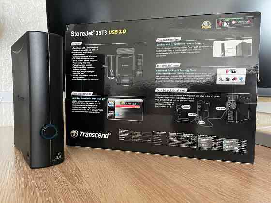 Внешний жёсткий диск (Transcend 3TB) Алматы