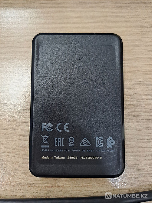 Продам внешний SSD диск на 250 gb Алматы - изображение 1