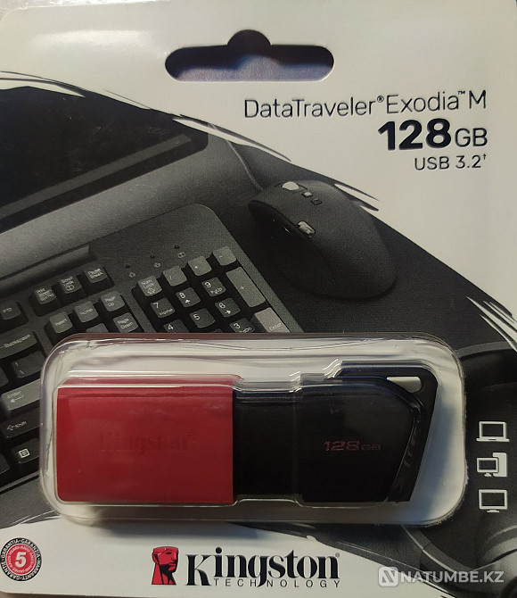 Флешка (128гб); USB 3.2 Алматы - изображение 1