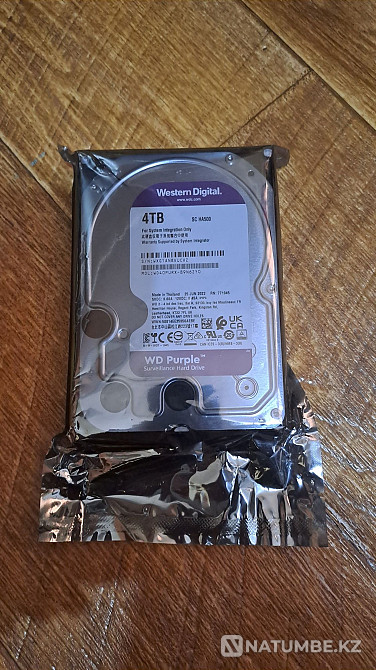 Жесткий диск Western Digital Purple 4 тб Алматы - изображение 1