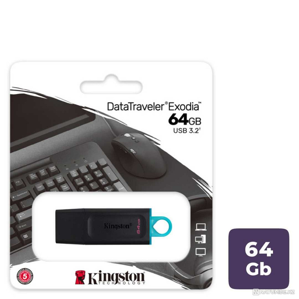 KINGSTONE 64 GB FLASH DRIVE Atyrau city delivery Almaty - photo 2