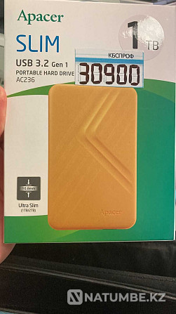 Selling external hard drive 1TB USB 3.2 Almaty - photo 1