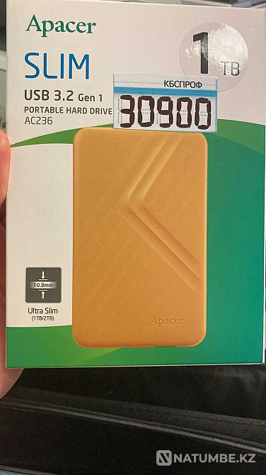 Продам внешний жесткий диск 1ТБ USB 3.2 Алматы - изображение 1