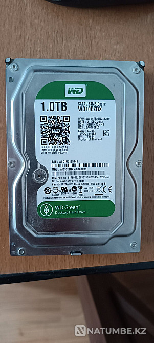 Жёсткий диск HDD. 1 ТB Алматы - изображение 1