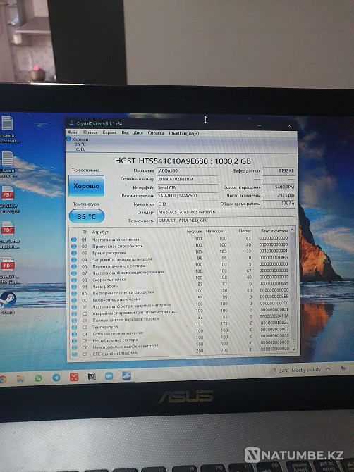HDD 1 Tb жёсткий диск Алматы - изображение 2