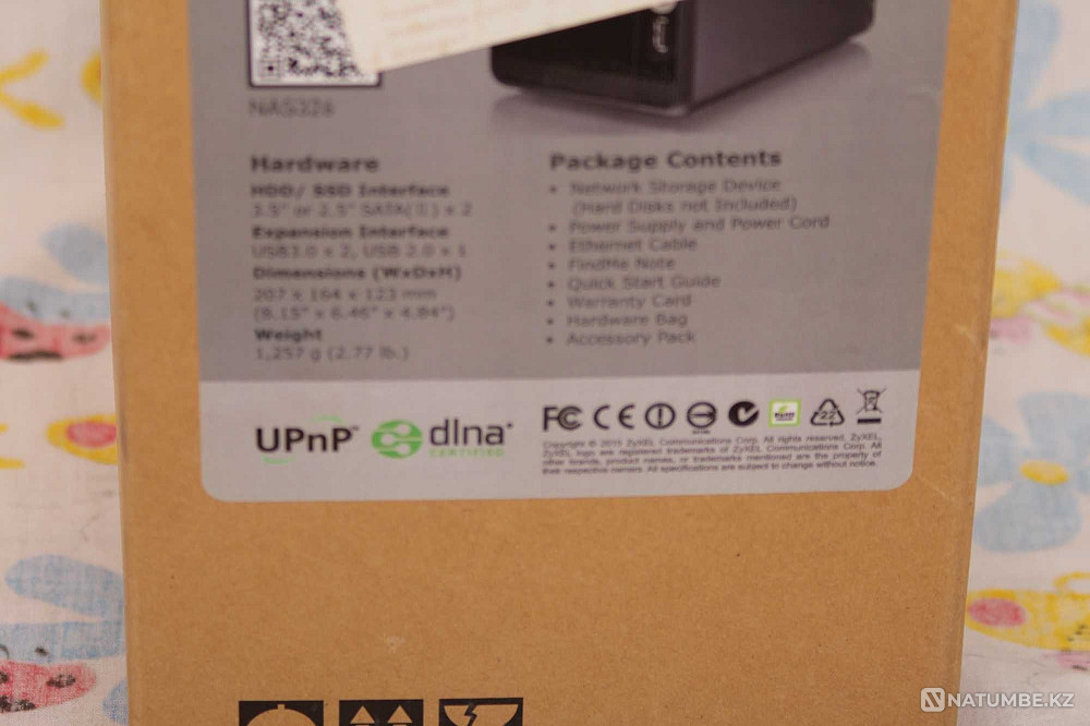 Network storage Zyxel NAS326 - storage system for 2 disks. Almaty - photo 4