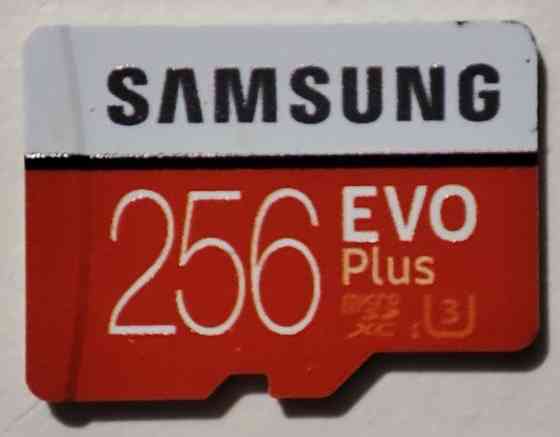 Карта памяти SAMSUNG MicroSD EVO PLUS 256GB оригинал Алматы