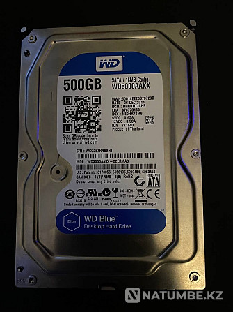 Hard disk (HDD) 500 GB Almaty - photo 1