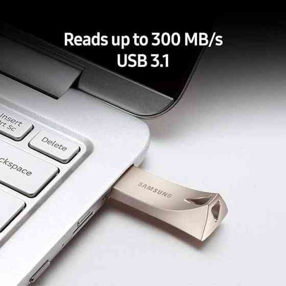 Флешка Samsung USB 3.1; 64ГБ; 300МБ/с; защита от воды; удара и темп-ры Алматы
