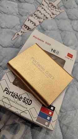 Внешний USB SSD диск 16 Терабайт (16000 гигабайт) Алматы