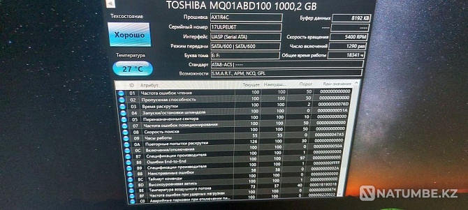 Selling 1 TB hard drive Almaty - photo 2